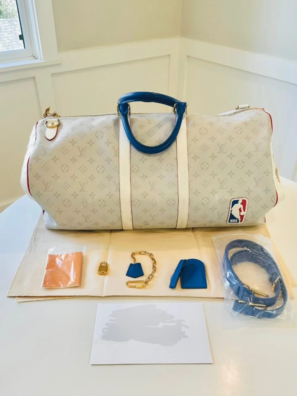 Louis Vuitton x NBA Keep all / Weekend Bag — Special Runway Edition